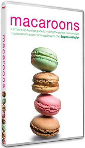 DVD cover featuring a stack of colorful French macaroons.