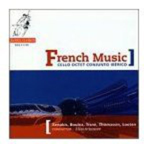 A CD cover featuring a cello, with "French Music" written in red text.