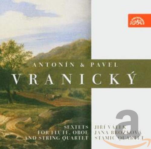CD cover with landscape painting and composer names: Vranicky, Valek, Brozkov.