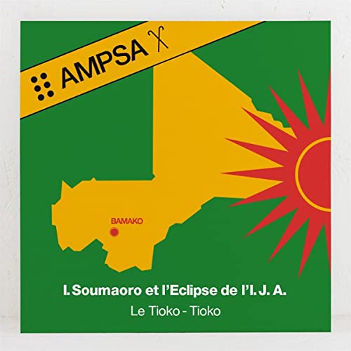 CD cover: map of Mali with a yellow sun and text details.