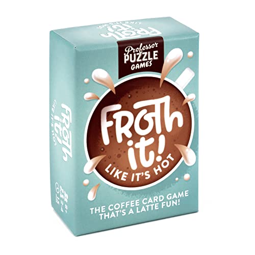 Professor Puzzle | Froth It | Card Game | Ages 8+ | 2-4 Players | 15 Minutes Playing Time