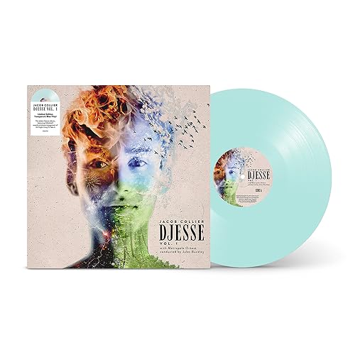 “Djesse Vol. 1” vinyl record by Jacob Collier, with album cover and disc.