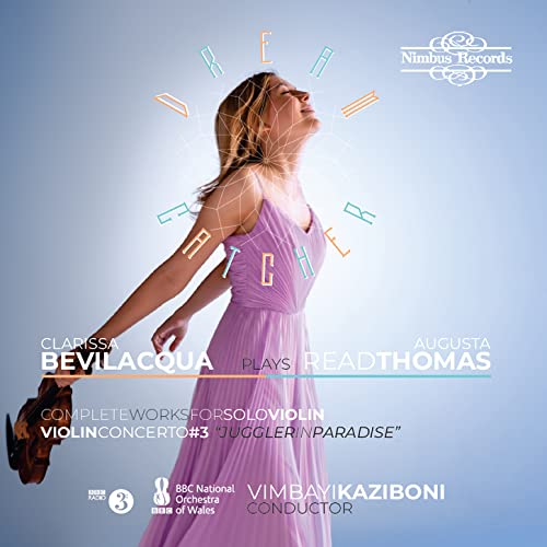 CD cover: violinist Clarissa Bevilacqua with text "Dream Catcher.