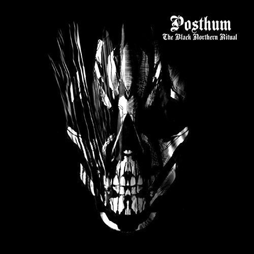 Black and white album cover featuring a distorted skull-like image.