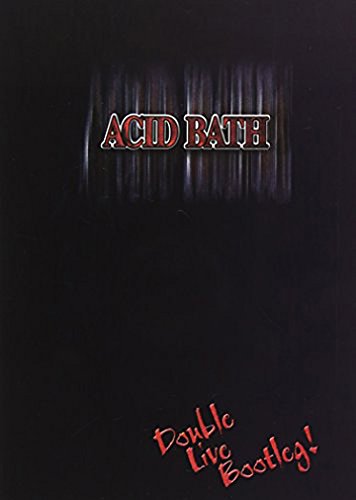 DVD cover for Acid Bath: Double Live Bootleg, dark background, red text.