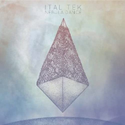 CD cover for Ital Tek’s “Nebula Dance” featuring a geometric, patterned design.