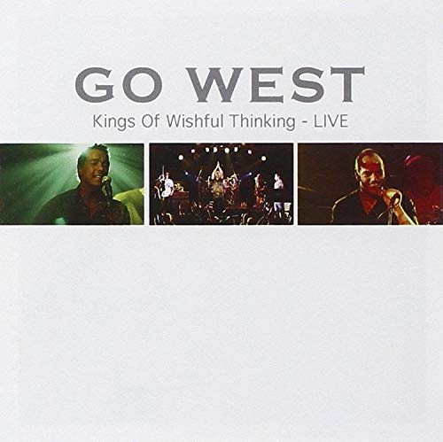 Go West album cover with band members performing live on stage.