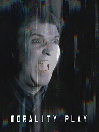 DVD cover for "Morality Play" featuring a distorted face and title.