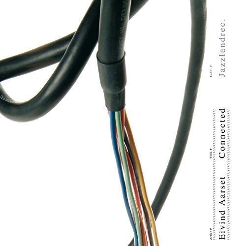"CD cover featuring black cables and multicolored wires against a white background."