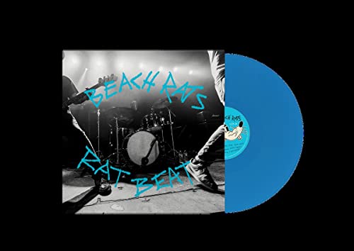 “Beach Rats - Rat Beat” vinyl record with blue record and album cover.