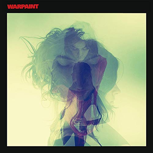Warpaint album cover: layered, blurred image of a woman in red.