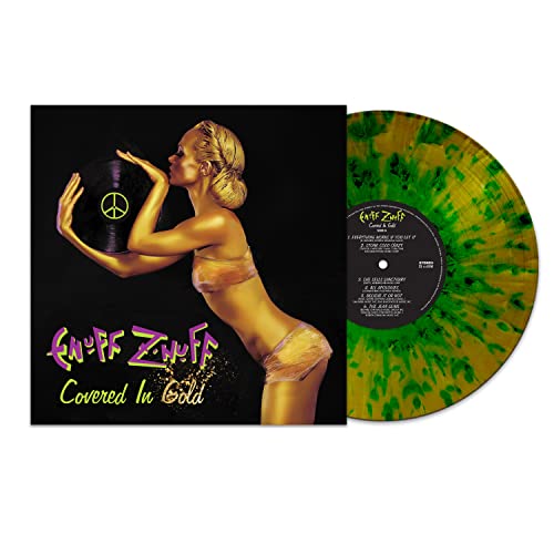 Enuff Znuff āCovered in Goldā vinyl record with gold-painted cover art.