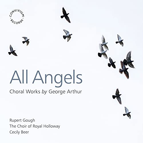 CD cover: flock of birds flying against a pale blue background.