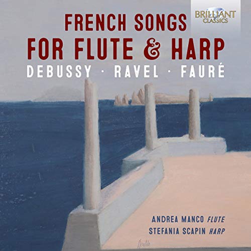 "Album cover featuring a serene seascape painting with text overlay."