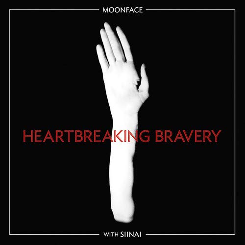 Black album cover with a raised white hand and red text.