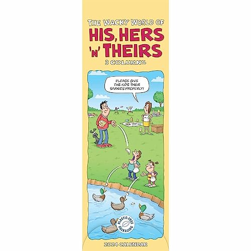 Wacky World Of His Hers And Theirs Planner Slim Planner 2024