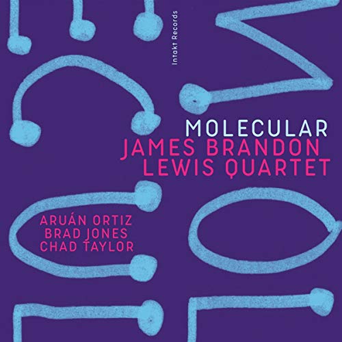 Purple album cover for James Brandon Lewis Quartetās āMolecularā CD.