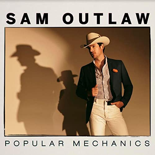 Sam Outlaw album cover: man in a hat and suit, desert background.