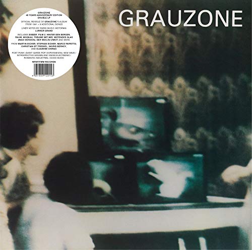 Vinyl record of "Grauzone" with a dark, grainy portrait on the cover.