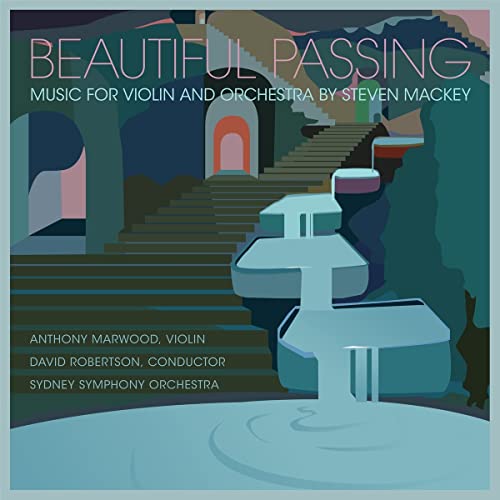 CD cover for "Beautiful Passing" featuring abstract architectural art.