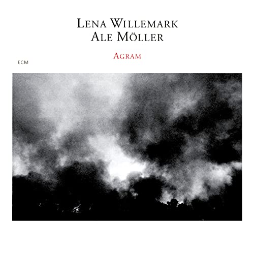 CD cover for "Agram" by Lena Willemark & Ale Möller, stormy sky.