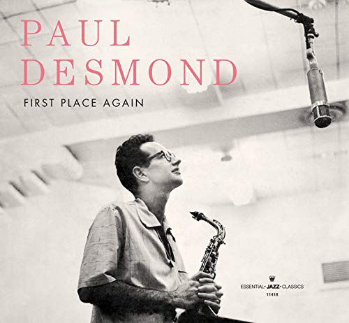 CD cover featuring Paul Desmond with saxophone and microphone.