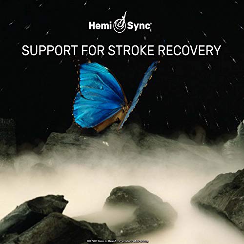 CD case and disc with tree-lined path image and "Support for Stroke Recovery" text.