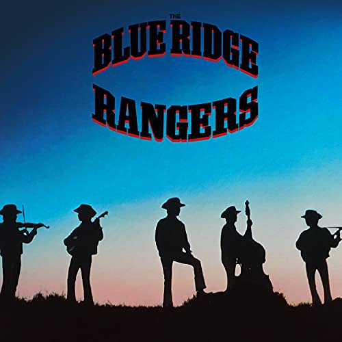 Album cover for "The Blue Ridge Rangers" featuring silhouetted musicians.