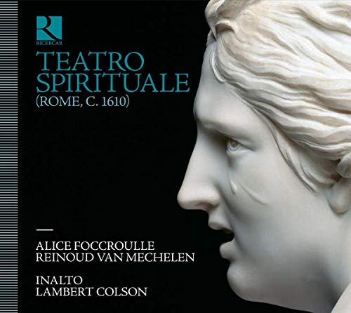 A CD cover featuring a white marble bust against a black background.