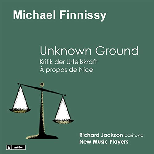 CD cover for “Unknown Ground” by Michael Finnissy, featuring scales.