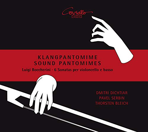 "CD cover with black background, red banner, and white hand illustrations."