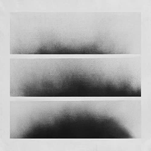 Square album cover with three horizontal gray gradient panels.