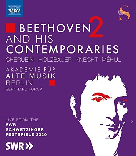 Blu-ray cover for "Beethoven and His Contemporaries" featuring a portrait.