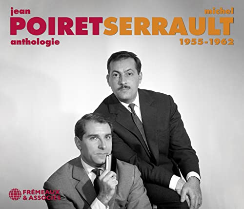 CD cover featuring black and white portrait of Jean Poiret and Michel Serrault.