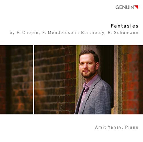CD cover featuring pianist Amit Yahav in a doorway.