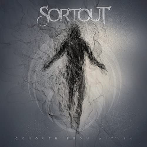 CD cover: shadowy figure emerging from a cracked, circular background.