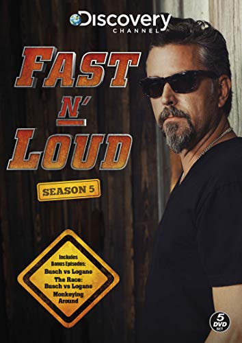 Fast N' Loud" Season 5 DVD cover featuring Richard Rawlings in sunglasses.