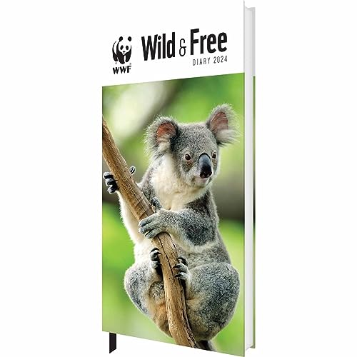 CAROUSEL CALENDARS WWF Wild & Free Slim Diary 2024