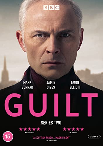 DVD cover for "Guilt Series 2" featuring Mark Bonnar's portrait.