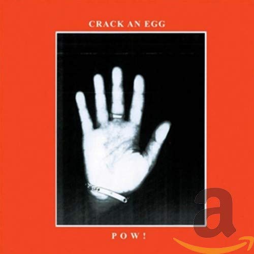 CD cover: black and white hand x-ray against an orange background.