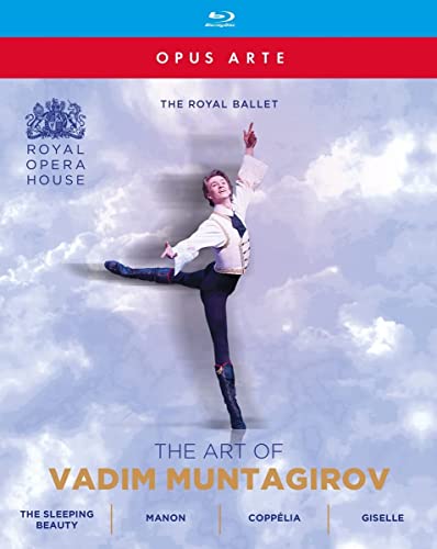 Blu-ray cover featuring ballet dancer Vadim Muntagirov in performance.