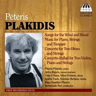 CD cover with a black and white photo of a man and musical composition details.