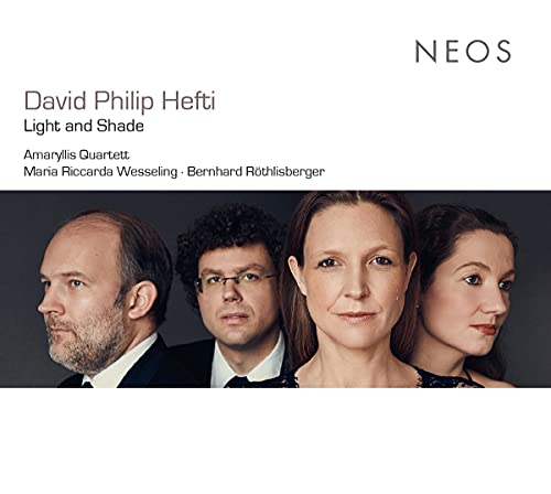 CD cover featuring a portrait of the Amaryllis Quartet.