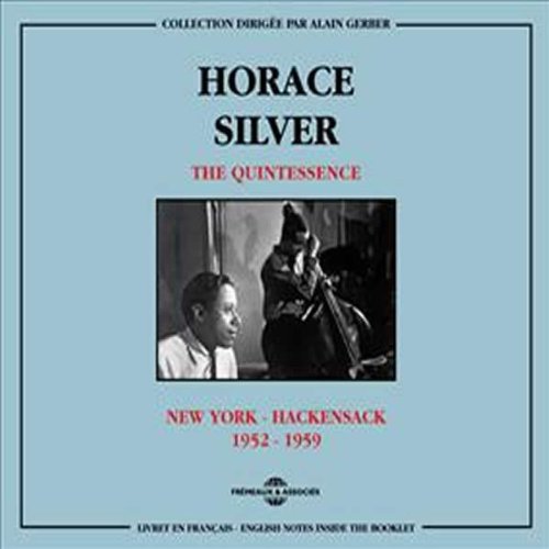 Horace Silver album cover featuring a black and white photo of musicians.