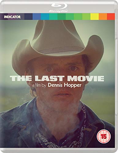 Blu-ray cover for “The Last Movie” featuring a man in a cowboy hat.