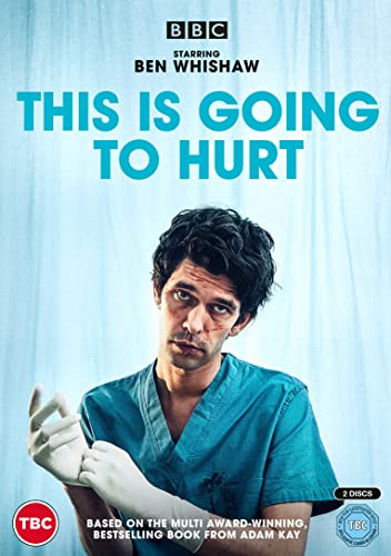 DVD cover for “This Is Going To Hurt” featuring Ben Whishaw as a doctor.