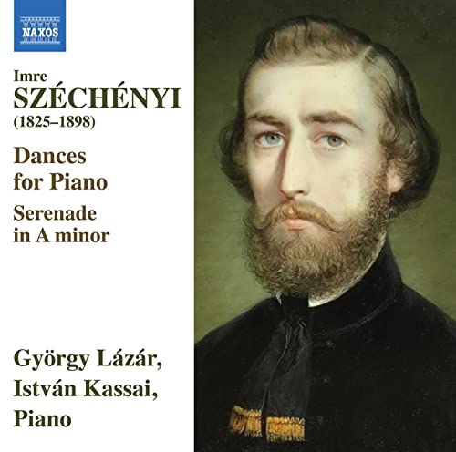 CD cover featuring a portrait of Imre Széchenyi, a composer (1825-1898).