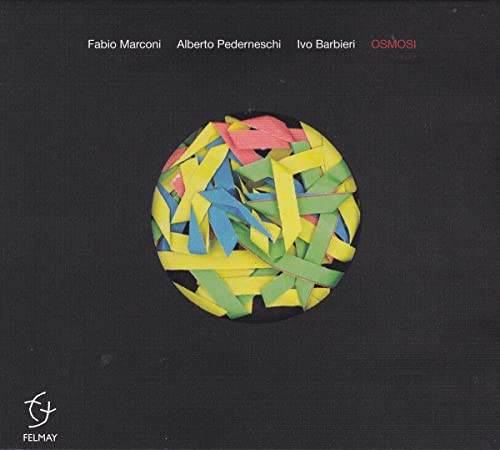 CD cover for "Osmosi" by Marconi, Pederne, and Barbieri with abstract art.