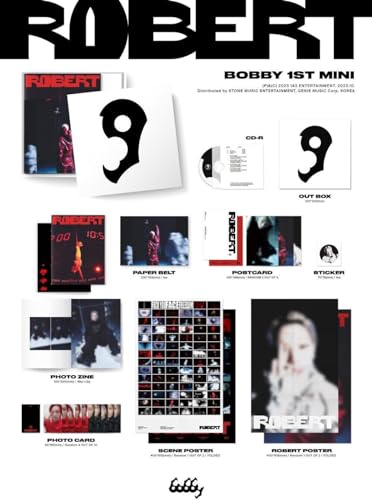 Bobby - Robert CD package with album art, photocards, and posters.