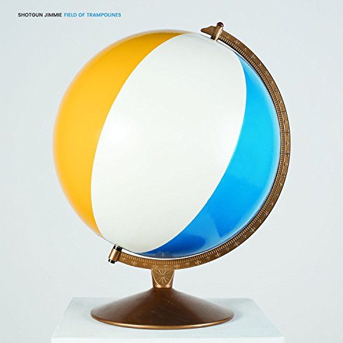 A vinyl record cover featuring a beach ball on a globe stand.